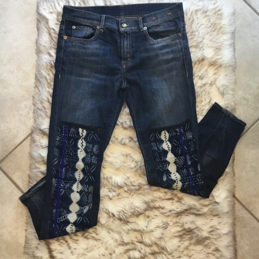 R13 Relaxed Skinny Boyfriend Jeans - Picture 1 of 16